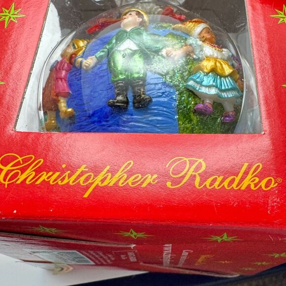 Christopher Radko United For Peace on Earth Ornament 2000 Globe Dove 5" Vintage - Picture 11 of 16